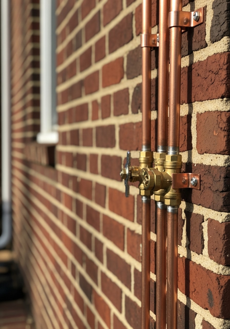 Close-up of a completed home exterior project in Hendersonville showing quality craftsmanship and attention to detail.